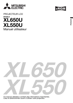 Mitsubishi XL550 Manuel utilisateur