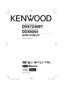 Kenwood dnx7240bt Manuel utilisateur