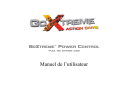Easypix GoXtreme Power Control Manuel utilisateur