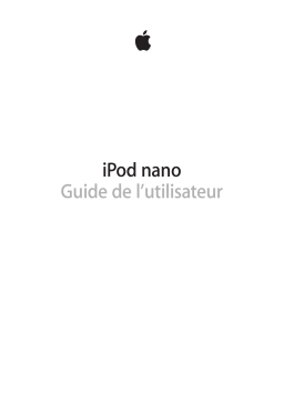 Apple iPod nano 2015 Manuel utilisateur