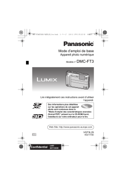 Panasonic DMC FT3 Mode d'emploi