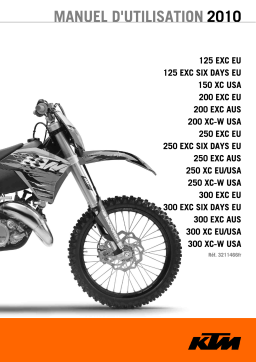 KTM 250 XC EU Manuel utilisateur