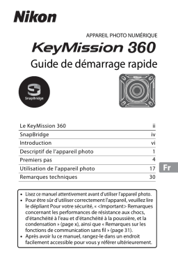 Nikon KeyMission 360 Manuel utilisateur