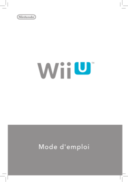 Nintendo Wii U Mode d'emploi