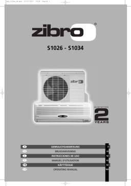 Zibro s 1034 Manuel utilisateur