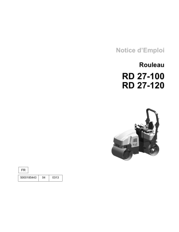 RD27-120 | Wacker Neuson RD27-100 Tandem Roller Manuel utilisateur | Fixfr