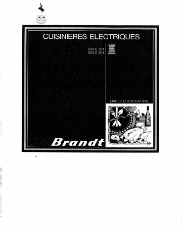 Manuel du propriétaire | Brandt 282G43 Manuel utilisateur | Fixfr