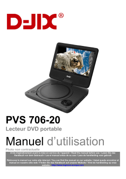 D-JIX PVS 706-20PVS 906-20PVS 906-70DPPVS906-20 Manuel utilisateur