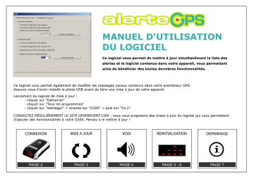 Manuel du propriétaire | ALERTEGPS G300 Manuel utilisateur | Fixfr