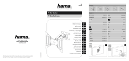 Hama 00118636 FULLMOTION TV Wall Bracket, 142 cm (56"), pneumatic spring Manuel utilisateur