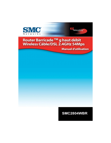 Manuel du propriétaire | SMC 2804WBR Manuel utilisateur | Fixfr