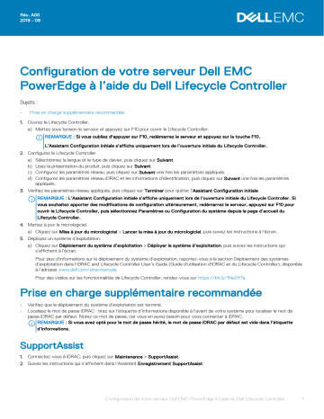 PowerEdge R6515 | PowerEdge R7525 | Dell PowerEdge R6525 server Guide de démarrage rapide | Fixfr