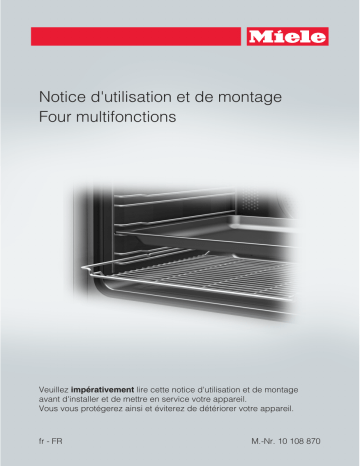 Manuel du propriétaire | Miele H2265 BP Manuel utilisateur | Fixfr