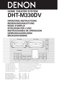 Denon DHT-M330DV Manuel utilisateur