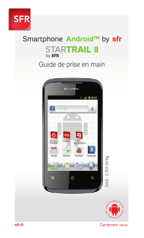 SFR STARTRAIL II Manuel utilisateur | Fixfr