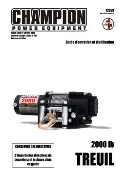 Champion Power Equipment 12053 Manuel utilisateur