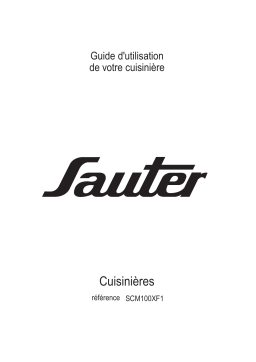 sauter SCM100XF1 Manuel utilisateur