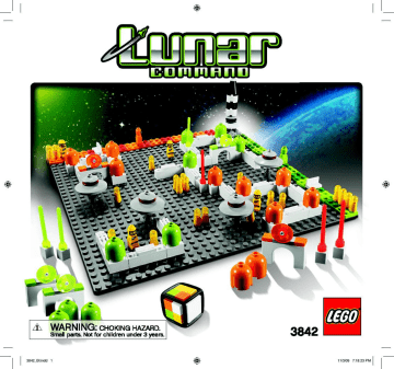 Guide d'installation | Lego 3842 Lunar Command Manuel utilisateur | Fixfr