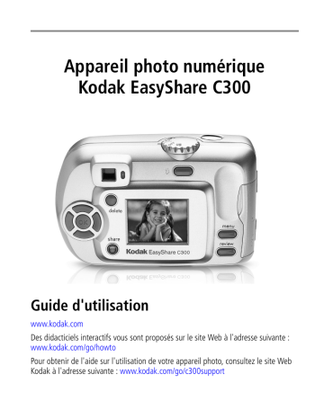 Mode d'emploi | Kodak EasyShare C300 Manuel utilisateur | Fixfr