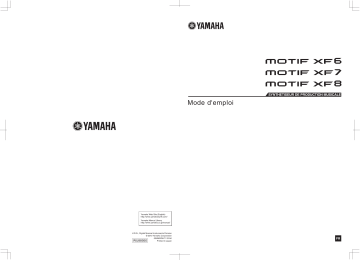 Manuel du propriétaire | Yamaha MOTIF XF6 Manuel utilisateur | Fixfr