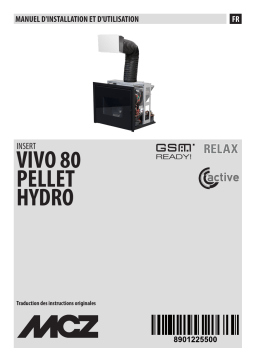 MCZ Vivo 80 Pellet Hydro Manuel utilisateur