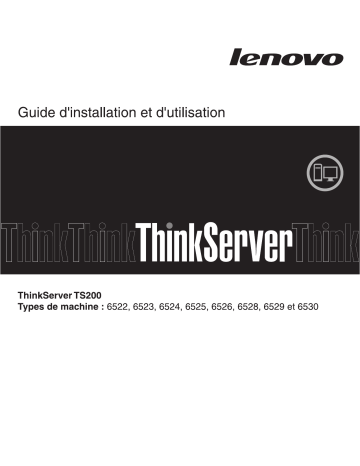 Lenovo ThinkServer TS200 Manuel utilisateur | Fixfr