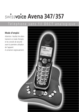 SwissVoice Avena 347 Manuel utilisateur