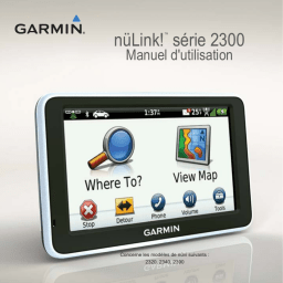 Garmin nüLink 2390 Manuel utilisateur