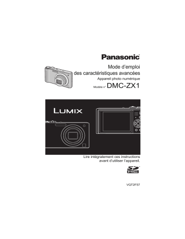 Panasonic DMC ZX1 Mode d'emploi | Fixfr