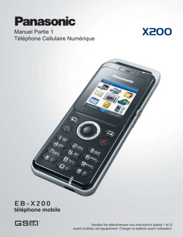 Panasonic X200 Manuel utilisateur | Fixfr