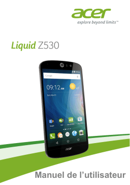 Acer LIQUID Z530 Manuel utilisateur