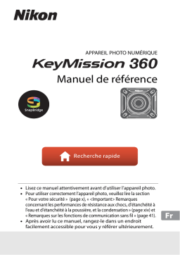 Nikon KeyMission 360 - Actioncam Manuel utilisateur