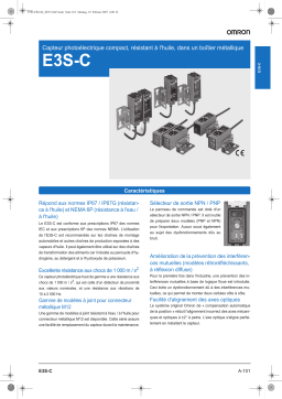 Omron E3S-C Manuel utilisateur