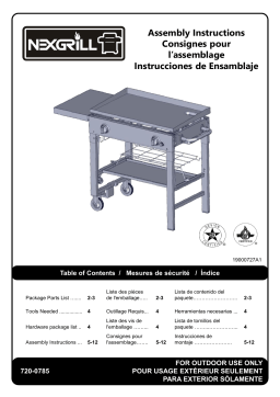 Nexgrill 720-0785 Home Depot Manuel utilisateur