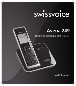 SwissVoice Avena 249 Manuel utilisateur