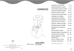 Kenwood BLX750WH BLENDER KMIX Manuel utilisateur