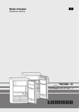 Liebherr TPESF 1714 COMFORT Manuel utilisateur