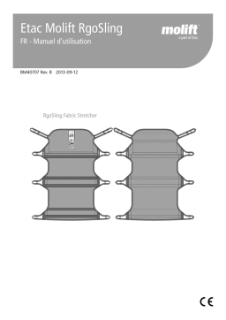 Molift RgoSling Fabric Stretcher Sling Manuel utilisateur