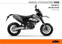 KTM 690 SMC EU Manuel utilisateur