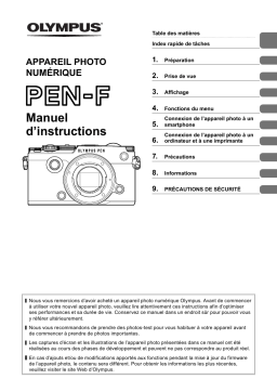 Olympus Pen F Mode d'emploi