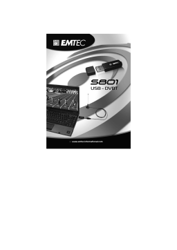 Emtec TUNER TNT S801 Manuel utilisateur