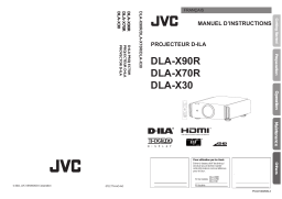 JVC DLA-X70R Manuel utilisateur