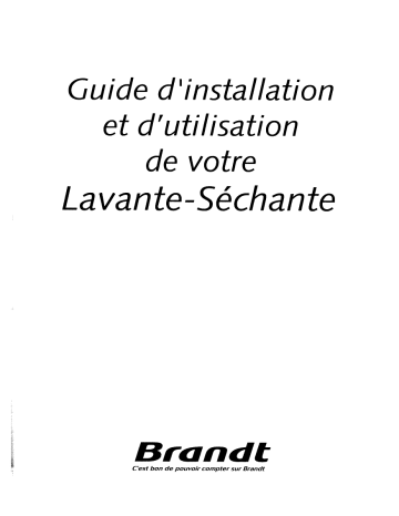 Manuel du propriétaire | Brandt STV1150 Manuel utilisateur | Fixfr