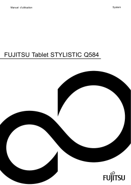 Fujitsu Stylistic Q584 Mode d'emploi