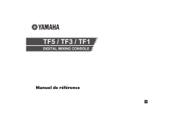 Yamaha TF5/TF3/TF1 Manuel utilisateur