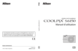 Nikon Coolpix S6150 Manuel utilisateur