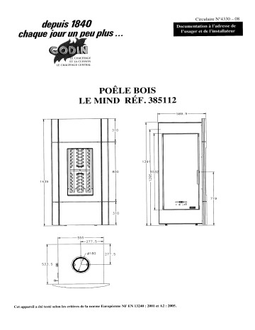 Manuel du propriétaire | Godin 385112 MIND Manuel utilisateur | Fixfr