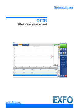 EXFO OTDR 2 Manuel utilisateur