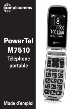 Amplicomms PowerTel M7510 Manuel utilisateur