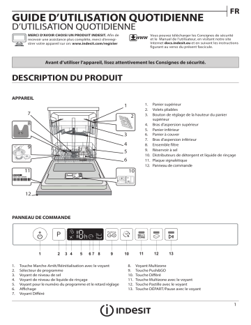 Mode d'emploi | Indesit DCIO 3C24 AC E S Manuel utilisateur | Fixfr